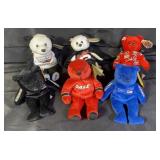Collection of nascar beanie babies