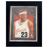 Lebron James Rookie jersey number canvas