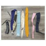 Different colors leather women