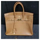 Designer style purse marked Hermes