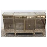 Z S Wood Art Co. mirrored credenza