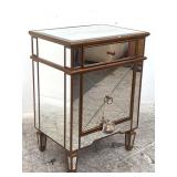 Mirrored night stand