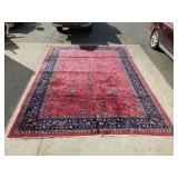 Hand woven rug