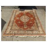 Hand woven rug