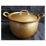 Vintage metal stew pot