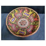 Vintage beaded native bowl