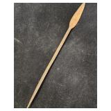Antique iron African metal spear