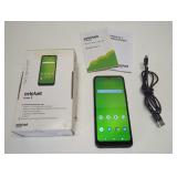 Cricket Icon 3 smartphone in box. With USB C