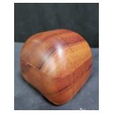 Vintage wood signed jewelry box