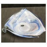 Murano glass candy dish