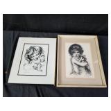 Signed and numbered lithograph and print