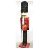 Large wood nutcracker soldier