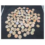 Bag of vintage wooden nickels