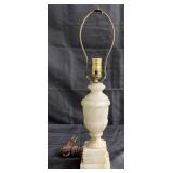 Vintage alabaster table lamp
