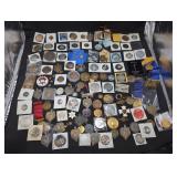 Large collection of religious medals and coins