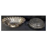 Silver plated fruit bowl & soup tureen