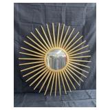 Sunburst wall mirror