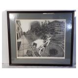 Pencil signed & numbered lithograph
