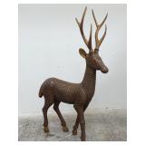 Sequined wood deer