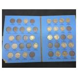 Album of Buffalo Nickel coins