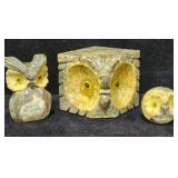 Berkeley House Italy Alabaster owl collection