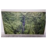 Large photo print mountain side waterfall