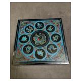 Large Asian vintage handmade lacquer  box