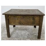 Vintage brass covered  sewing stand
