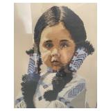 Vintage American Indian little girl complete