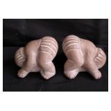 Isabel Bloom ceramic figural bookends.  Pair.