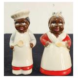 Black Americana salt and pepper shakers made in