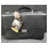 Samsonite leather flapper business case