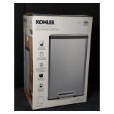 Kohler stainless steel 12.4gal step trash can