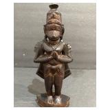 Vintage Indian statue of lord hanuman wooden