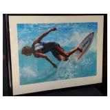 Gary Prettyman signed surfing photograph