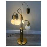 Waterfall five arm brass table Robert sonneman