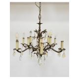 Vintage brass chandelier