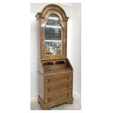 Vintage secretary desk cabinet
