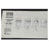 3 Batman Turnaround sheets