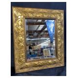 Wooden framed mirror