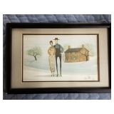 P. Buckley Moss 1989 limited edition print of