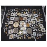 Large collection of religious medals