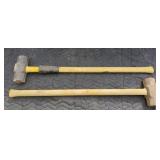 Pair of 8lb sledgehammers with 31" composite