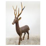 Sequined wood deer