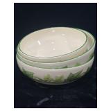 Three Franciscan Earthenware ceramic bowls