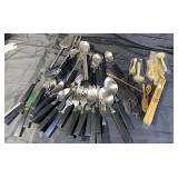 Flatware, utensils in box