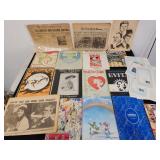 Kennedy death newspapers - music sheets - Israel