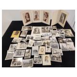 Vintage photos military - women - animals