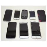Bag of iphones and cell phones for parts or