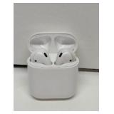Apple AirPods in rechargeable case. First